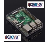 OkaeYa-Clear B or B+ ABS Transparent Modular Case for Raspberry Pi 2 and 3 Model